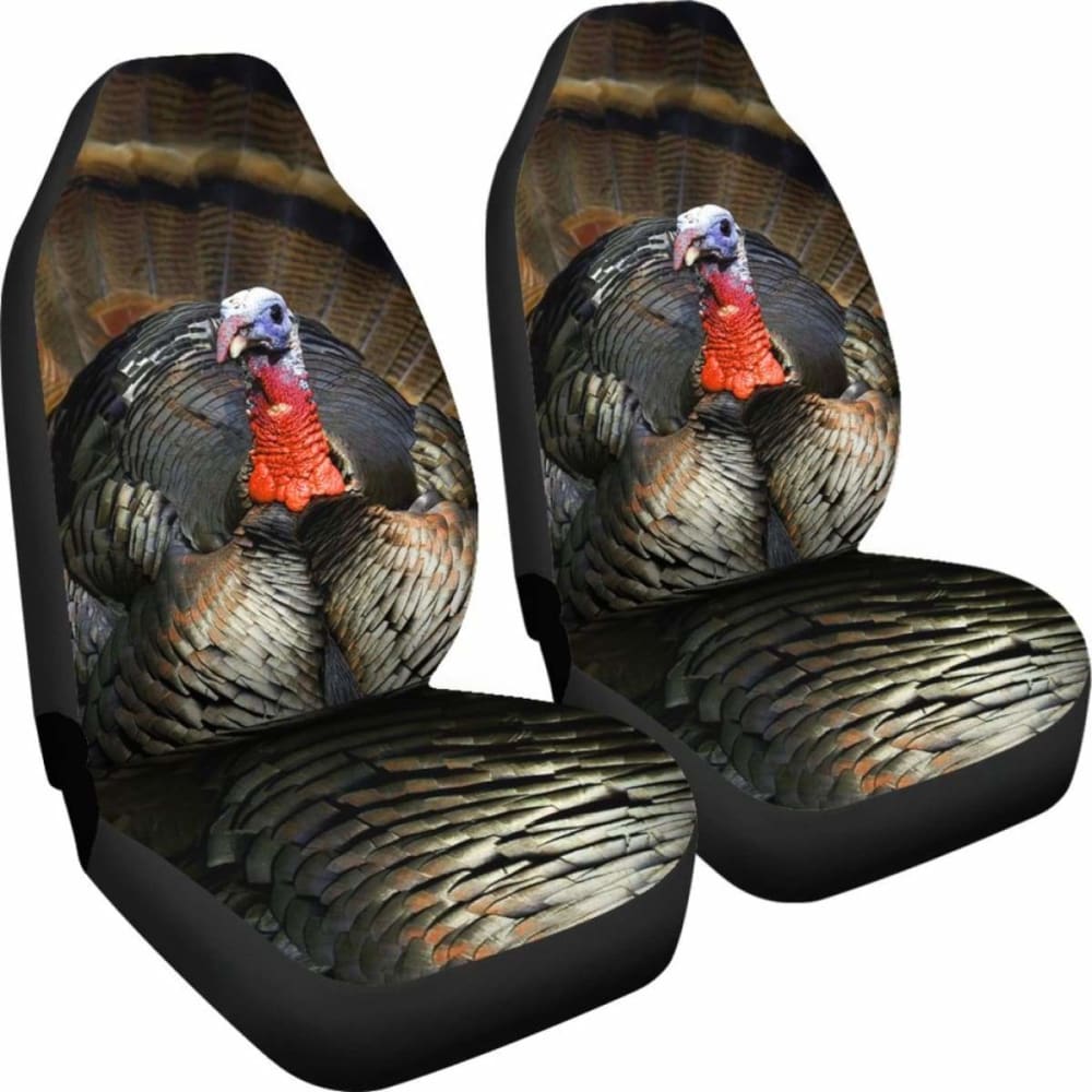 2Pcs Turkey Car Seat Covers 153908 - YourCarButBetter