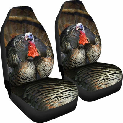 2Pcs Turkey Car Seat Covers 153908 - YourCarButBetter