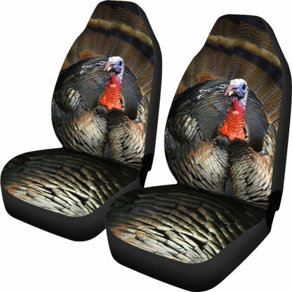 2Pcs Turkey Car Seat Covers 153908 - YourCarButBetter