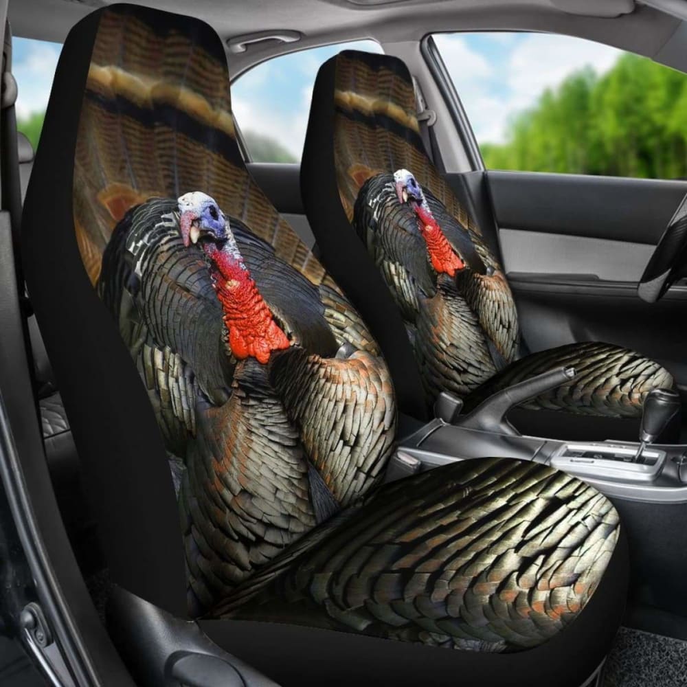2Pcs Turkey Car Seat Covers 153908 - YourCarButBetter