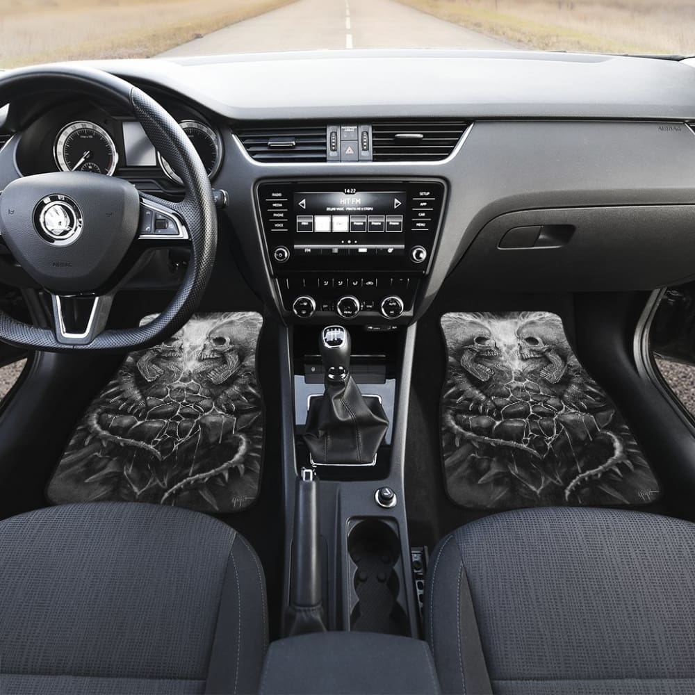 4 Pcs Grim Reaper Car Mats 101819 - YourCarButBetter
