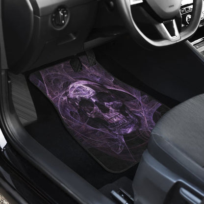 4 Pcs Grim Reaper Skull Car Mats 101819 - YourCarButBetter