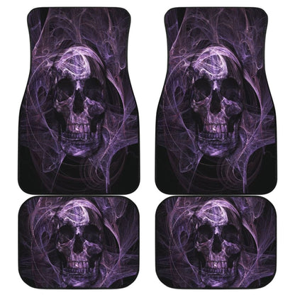 4 Pcs Grim Reaper Skull Car Mats 101819 - YourCarButBetter