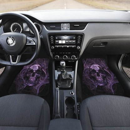 4 Pcs Grim Reaper Skull Car Mats 101819 - YourCarButBetter