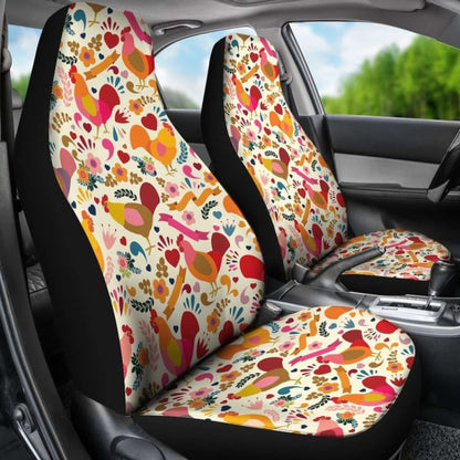 Adorable Chicken Car Seat Covers 181703 - YourCarButBetter