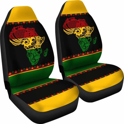 Africa Car Seat Covers - African Reggae - 105905 - YourCarButBetter