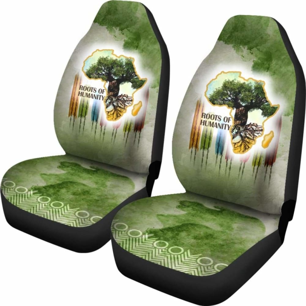 African Car Seat Covers - Roots Of Humanity - 105905 - YourCarButBetter