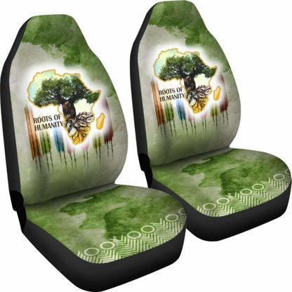 African Car Seat Covers - Roots Of Humanity - 105905 - YourCarButBetter