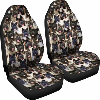 Akita Full Face Car Seat Covers 094201 - YourCarButBetter