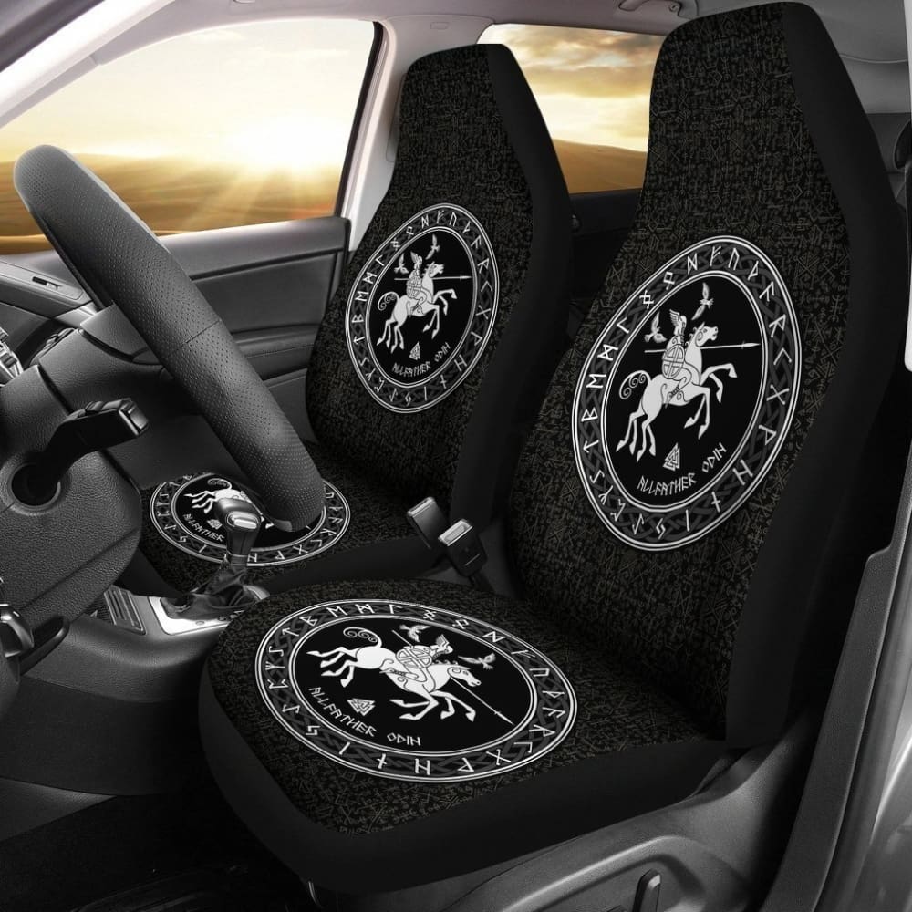 All Father Odin Viking Car Seat Covers Gift Idea H191093223 - YourCarButBetter