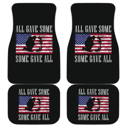 All Gave Some Some Gave All Patriot Car Floor Mats 210206 - YourCarButBetter