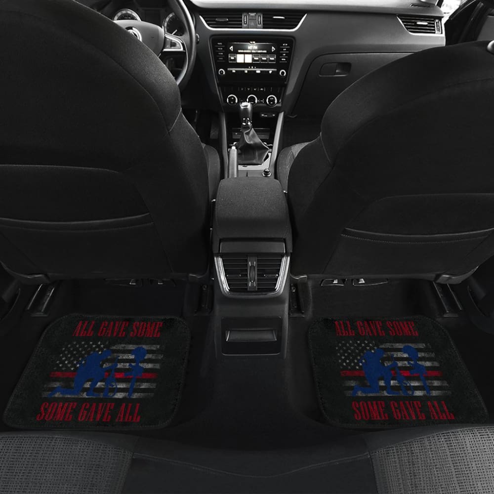 All Gave Some Some Gave All Patriotic Angel Soldier Car Floor Mats 211007 - YourCarButBetter