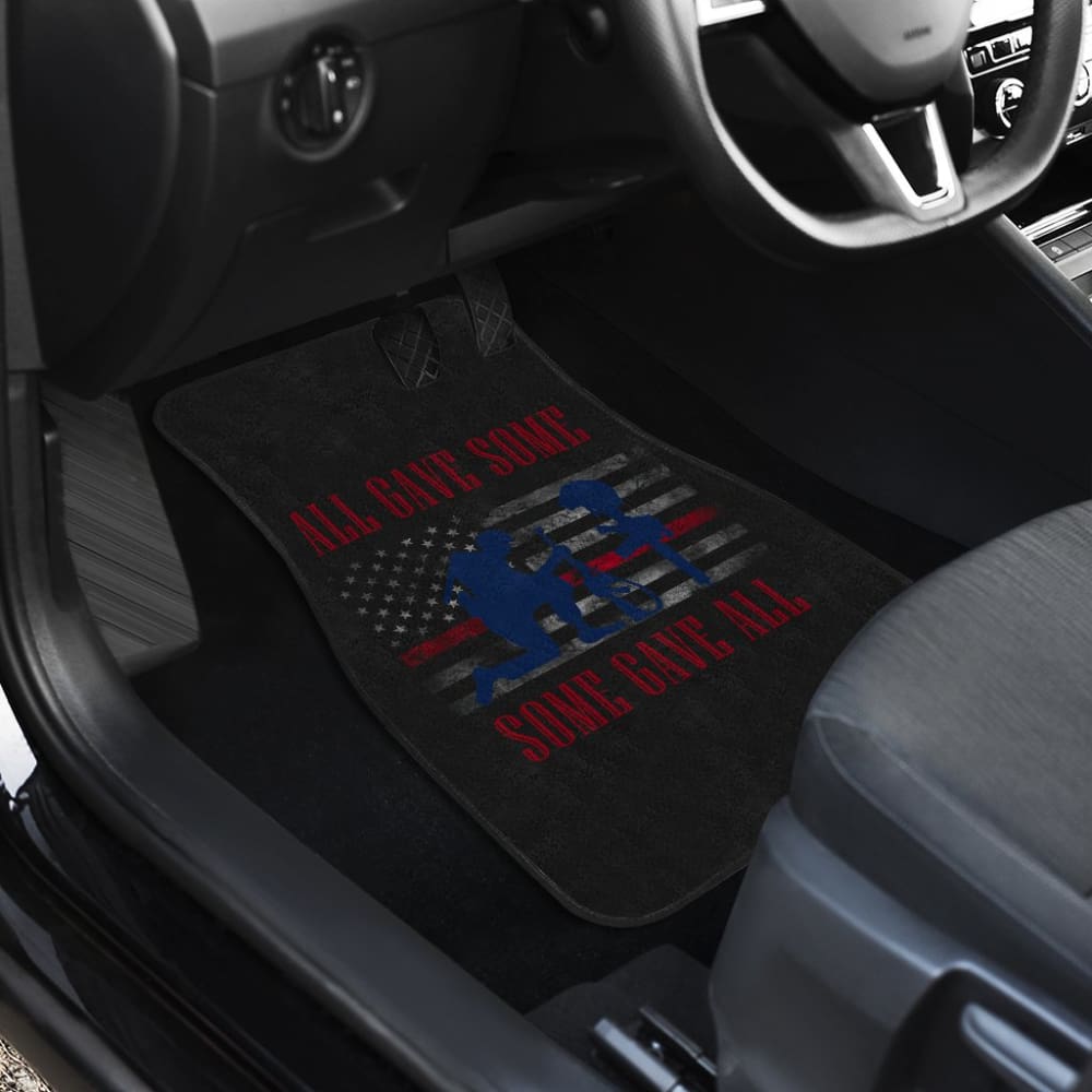 All Gave Some Some Gave All Patriotic Angel Soldier Car Floor Mats 211007 - YourCarButBetter