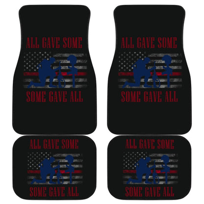 All Gave Some Some Gave All Patriotic Angel Soldier Car Floor Mats 211007 - YourCarButBetter