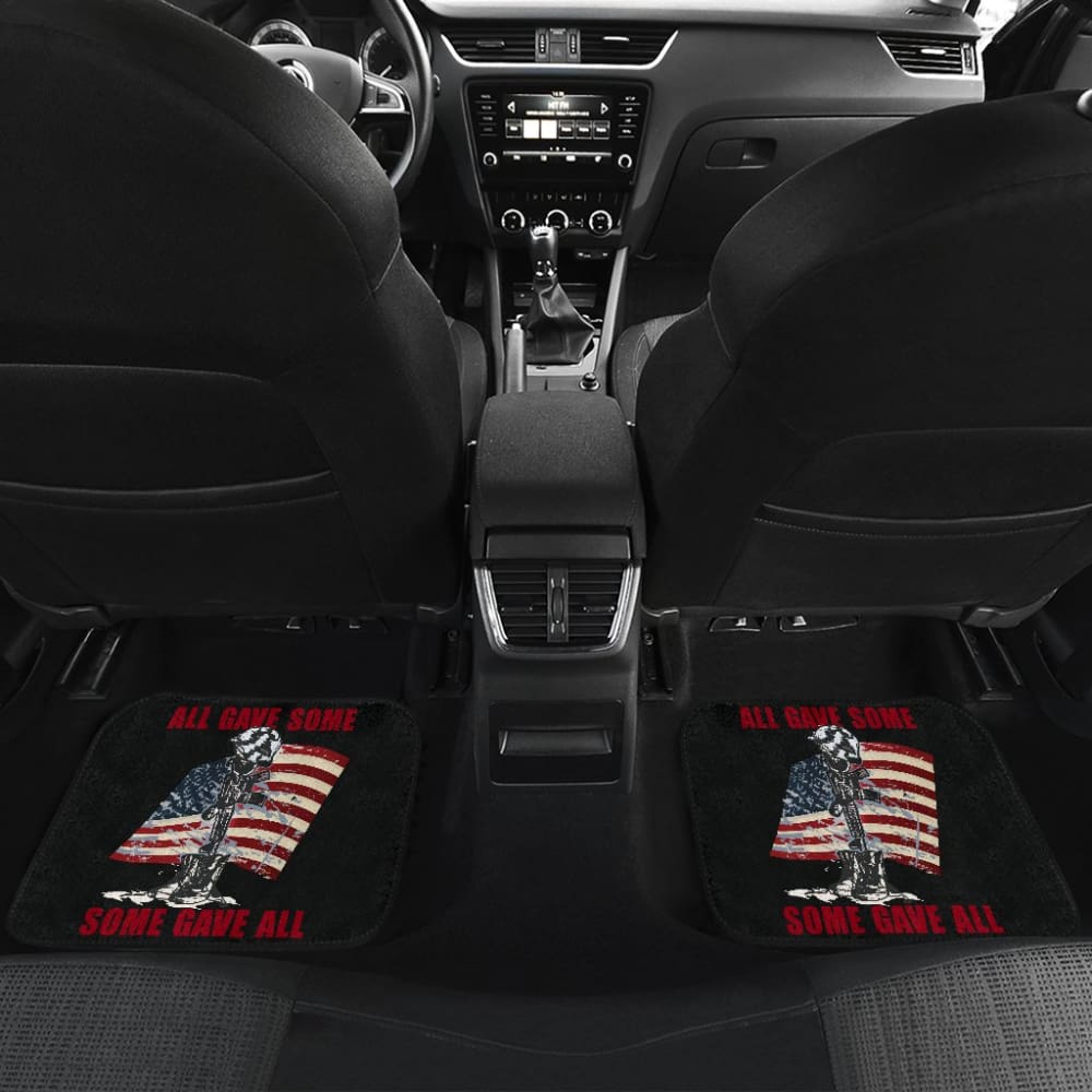 All Gave Some Some Gave All Patriotic Anniversary Car Floor Mats 211007 - YourCarButBetter