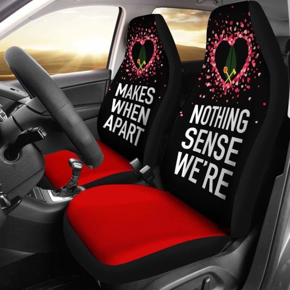 (Alo) Wallis And Futuna Car Seat Covers Couple Valentine Nothing Make Sense (Set Of Two) 153908 - YourCarButBetter
