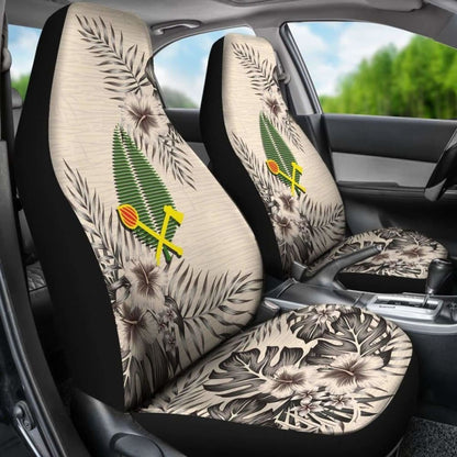 (Alo) Wallis And Futuna Car Seat Covers The Beige Hibiscus (Set Of Two) 7 232125 - YourCarButBetter
