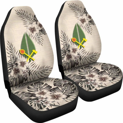 (Alo) Wallis And Futuna Car Seat Covers The Beige Hibiscus (Set Of Two) 7 232125 - YourCarButBetter