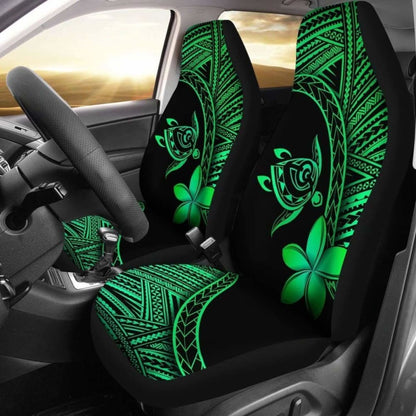 Alohawaii Car Seat Covers - Hawaii Turtle Plumeria Green - New 091114 - YourCarButBetter