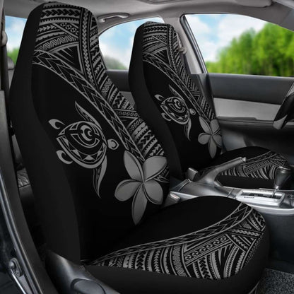 Alohawaii Car Seat Covers - Hawaii Turtle Plumeria Grey - New 091114 - YourCarButBetter