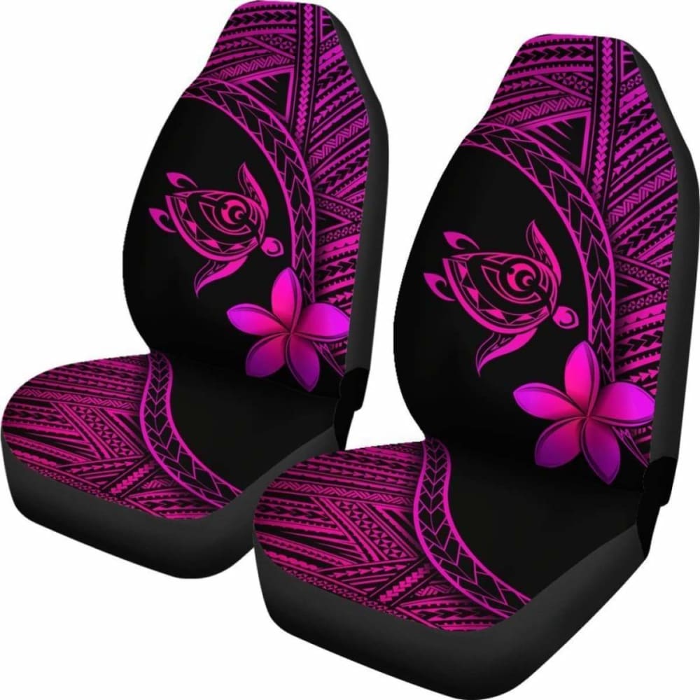 Alohawaii Car Seat Covers - Hawaii Turtle Plumeria Pink - New 091114 - YourCarButBetter