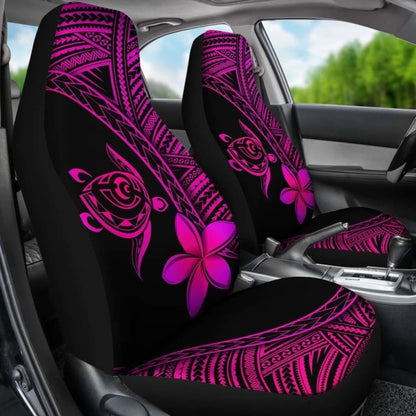 Alohawaii Car Seat Covers - Hawaii Turtle Plumeria Pink - New 091114 - YourCarButBetter