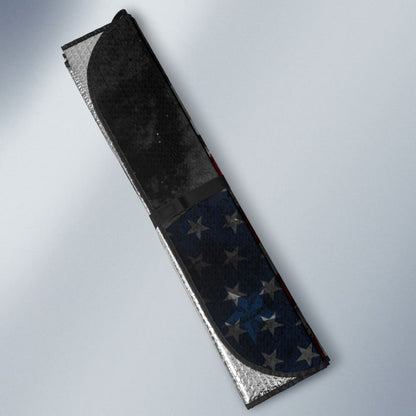 Amazing American Flag Pit Bull Car Auto Sun Shades 210201 - YourCarButBetter