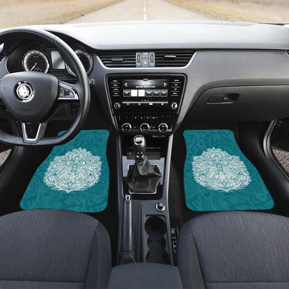 Amazing Anchor Poly Tribal Car Floor Mats 212004 - YourCarButBetter
