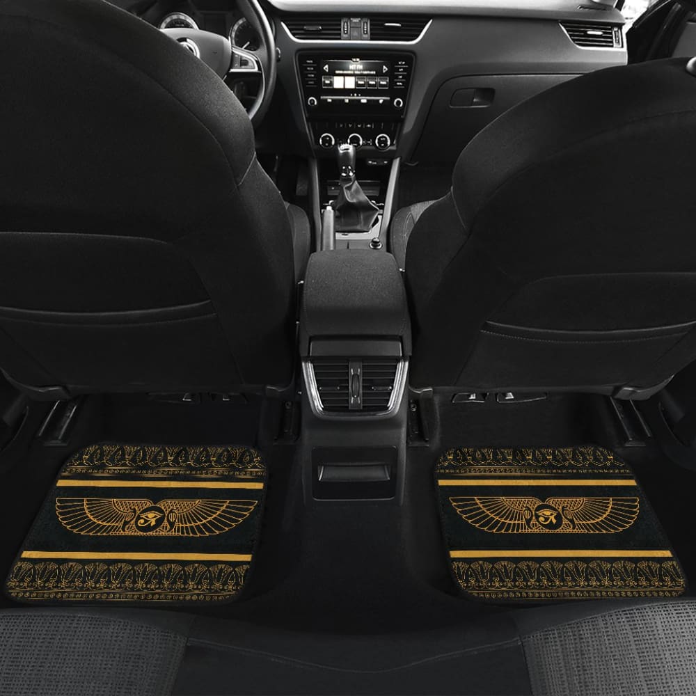 Amazing Ancient Egyptian Horus Wings Car Floor Mats 210404 - YourCarButBetter
