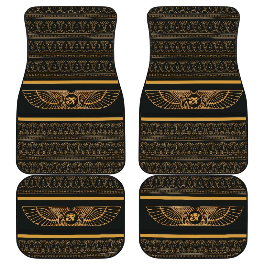 Amazing Ancient Egyptian Horus Wings Car Floor Mats 210404 - YourCarButBetter
