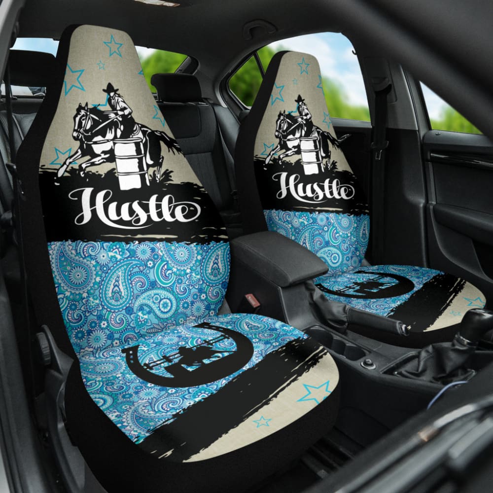 Amazing Barrel Racer Horse Lovers Car Seat Covers Custom 2 210401 - YourCarButBetter