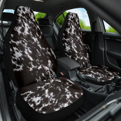 Amazing Best Gift Brown Cowhide Print Car Seat Covers Custom 2 210601 - YourCarButBetter