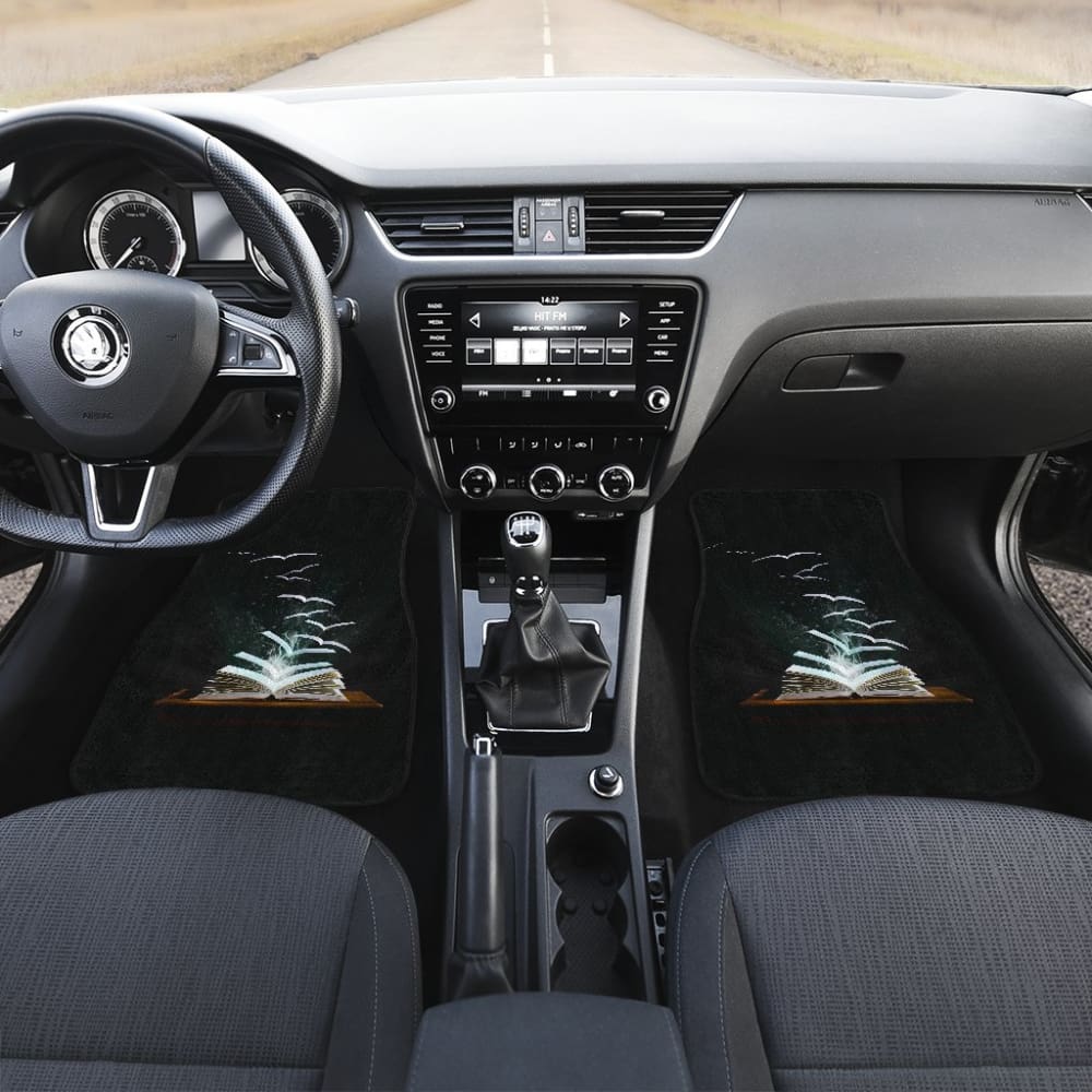 Amazing Book Reading Car Floor Mats 211101 - YourCarButBetter