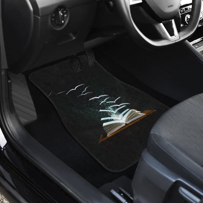 Amazing Book Reading Car Floor Mats 211101 - YourCarButBetter