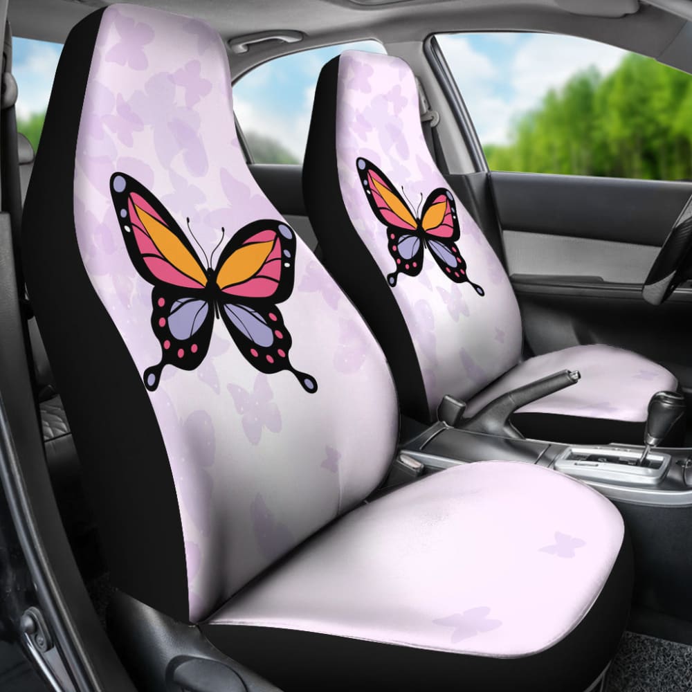 Amazing Colorful Butterflies Car Seat Covers 211301 - YourCarButBetter