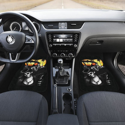 Amazing Couple Love Calavera Sugar Skull Style Car Floor Mats 211004 - YourCarButBetter