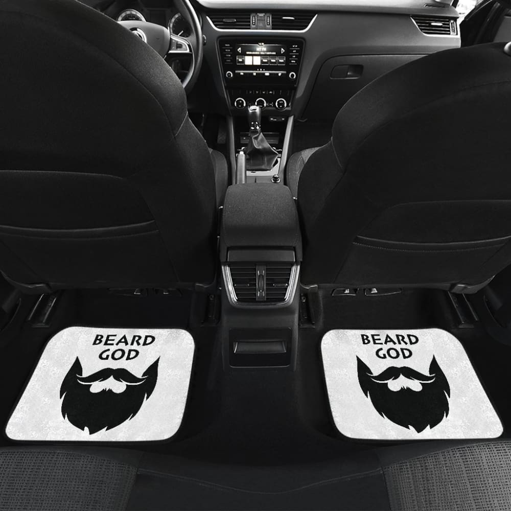 Amazing Gift Idea God Beard Car Floor Mats 210305 - YourCarButBetter