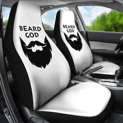 Amazing Gift Idea God Beard Car Seat Covers 210305 - YourCarButBetter