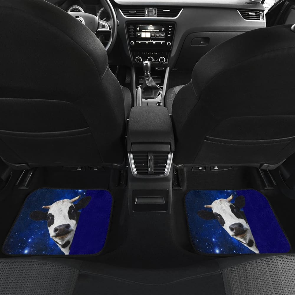 Amazing Gift Ideas Cow Spirit With Galaxy Car Floor Mats 212102 - YourCarButBetter