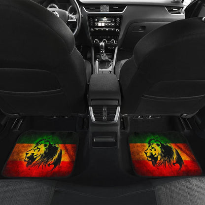 Amazing Gift Ideas Reggae Rasta Lion Car Floor Mats Custom 2 210301 - YourCarButBetter