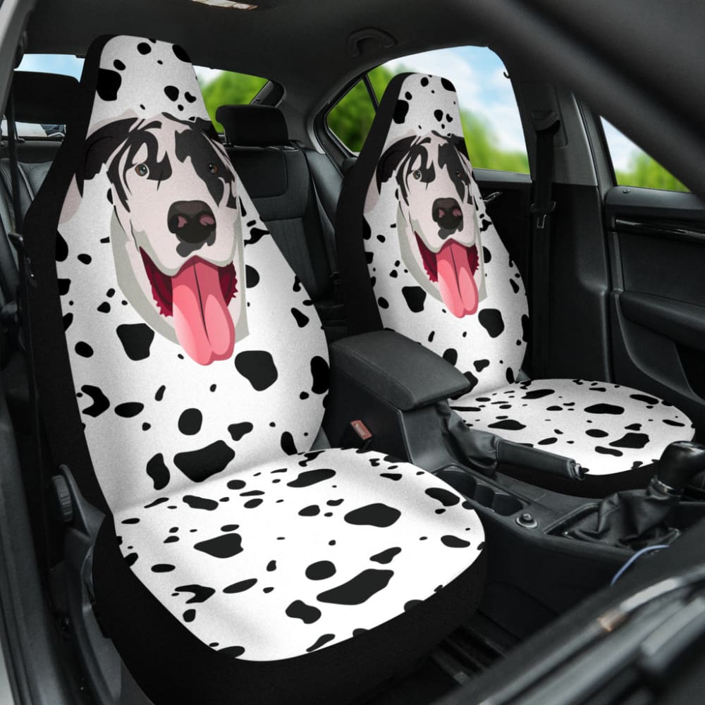 Amazing Great Dane Print Car Seat Covers 210401 - YourCarButBetter