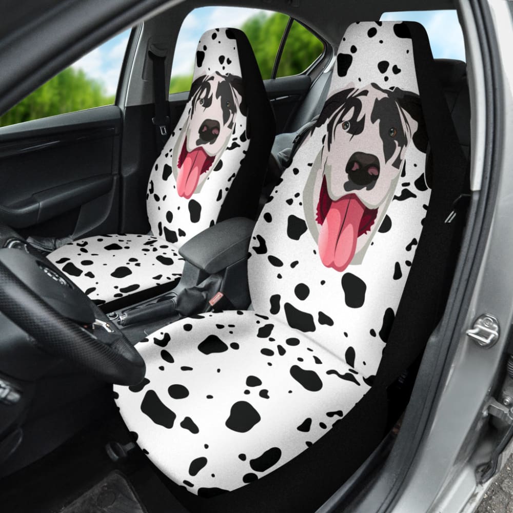 Amazing Great Dane Print Car Seat Covers 210401 - YourCarButBetter