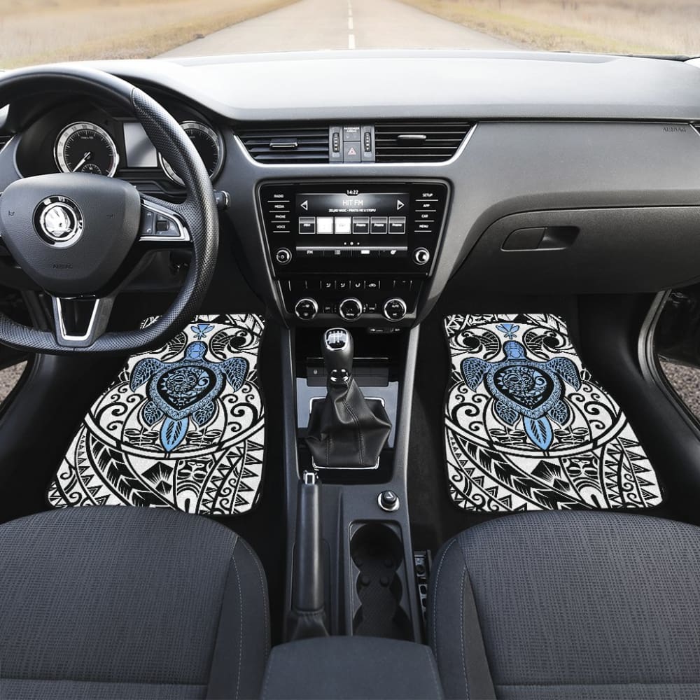 Amazing Kanaka Maoli Hawaiian Polynesian Tattoo Turtle Car Floor Mats 210805 - YourCarButBetter