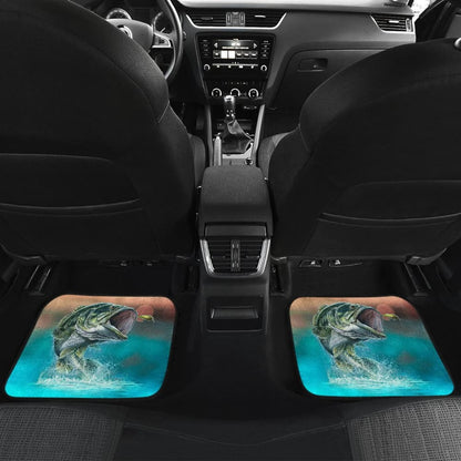 Amazing Largemouth Bass Fishing Car Floor Mats 210807 - YourCarButBetter