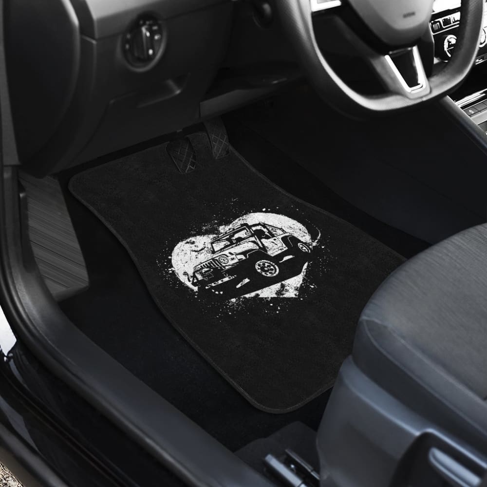 Amazing Love Heart Jeep Car Floor Mats 210507 - YourCarButBetter