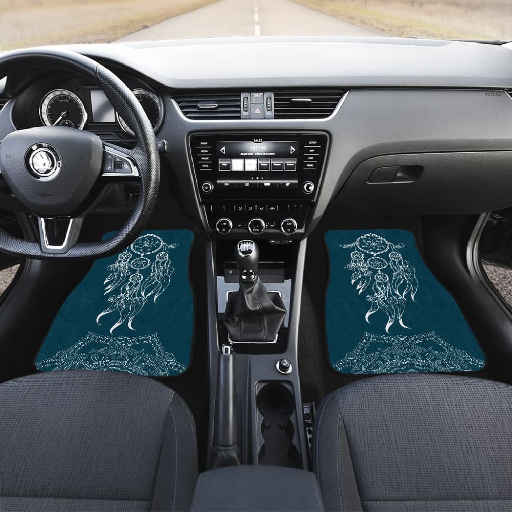 Amazing Mandala Floral Dreamcatcher Car Floor Mats 212802 - YourCarButBetter