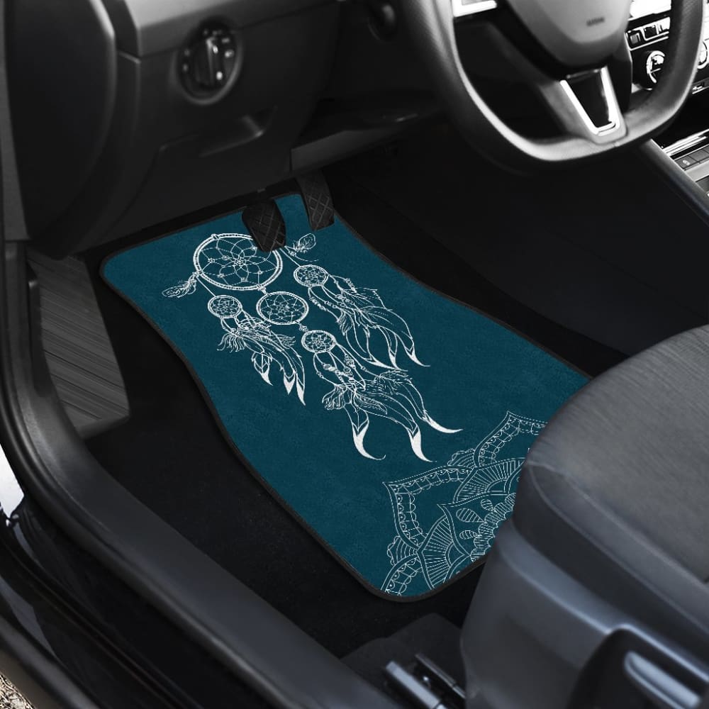 Amazing Mandala Floral Dreamcatcher Car Floor Mats 212802 - YourCarButBetter