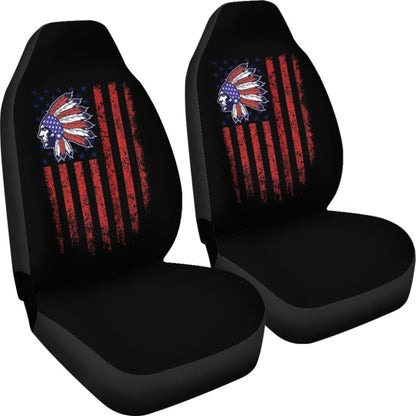 Amazing Native American Flag Car Seat Covers 211804 - YourCarButBetter