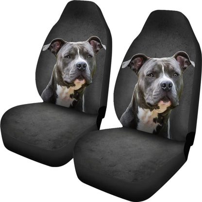 Amazing Pit Bull Dog Print Car Seat Covers 210802