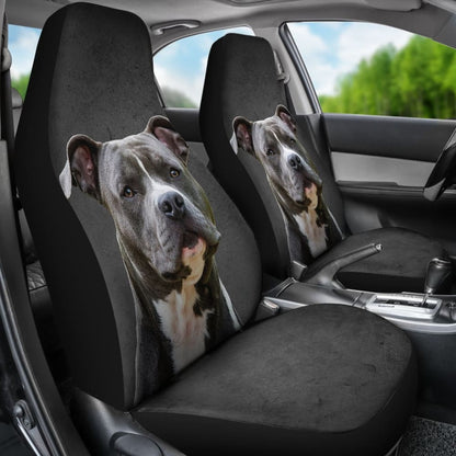 Amazing Pit Bull Dog Print Car Seat Covers 210802